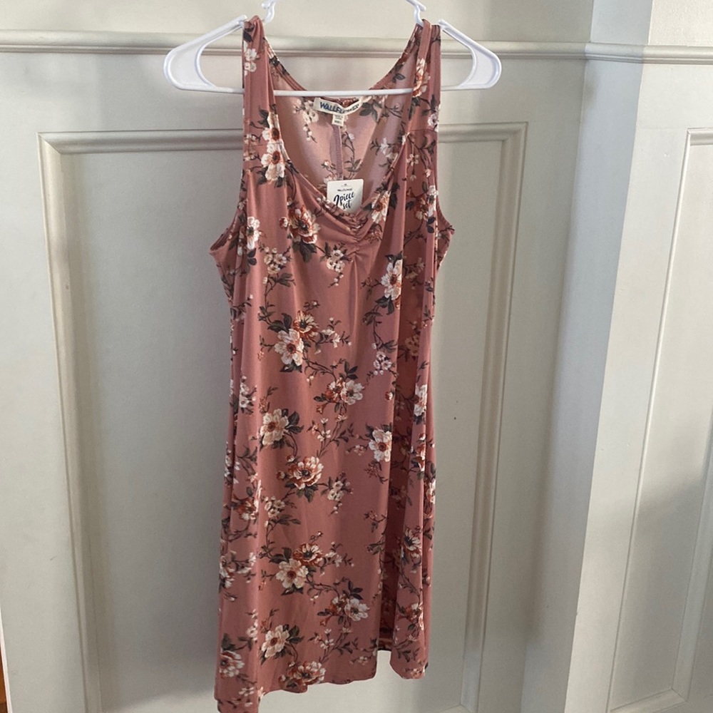 Pink Floral Summer Dress